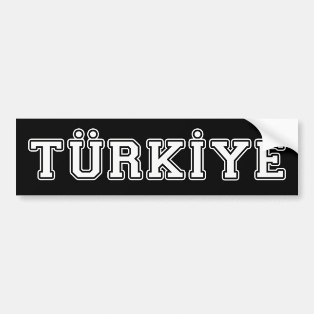 Türkiye Autoaufkleber (Vorne)