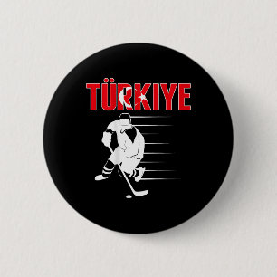 Turkiye-Eishockeyliebhaber-Trikot - Türkisches Hoc Button