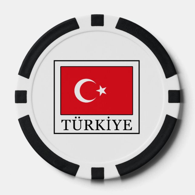 Türkiye Pokerchips (Vorderseite)