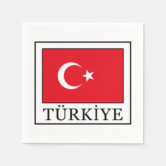 Türkiye Serviette (Vorderseite)