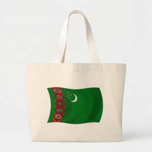 Turkmenistan-Flagge Tragetasche