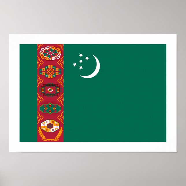 Turkmenistan Poster (Vorne)