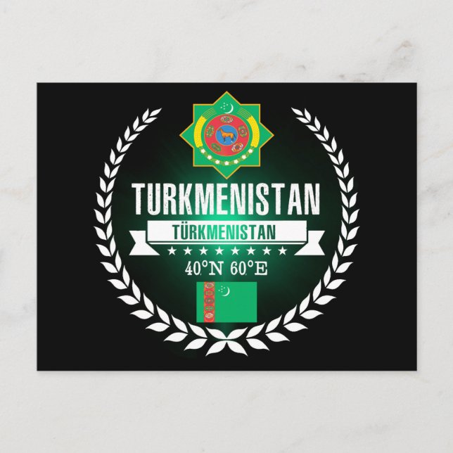 Turkmenistan Postkarte (Vorderseite)