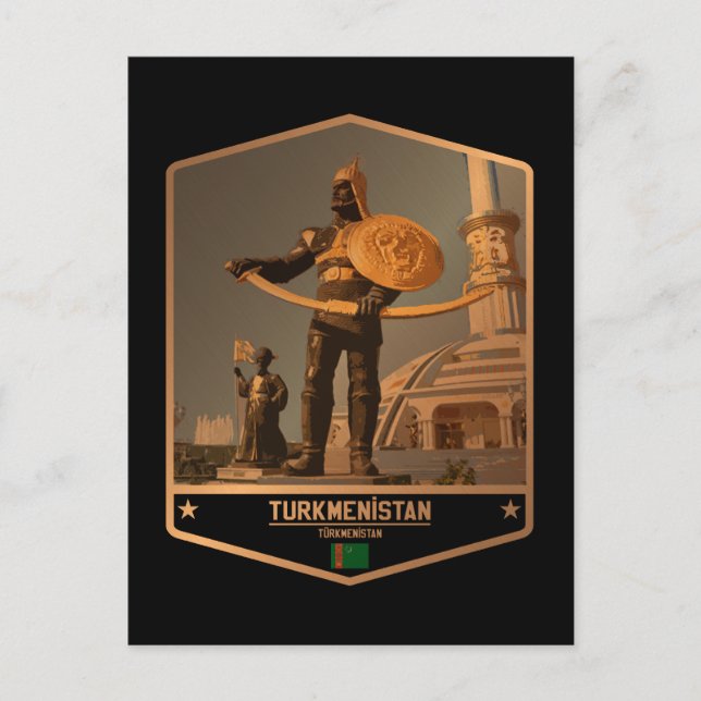 Turkmenistan Postkarte (Vorderseite)