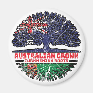 Turkmenistan Turkmenisch Australisch Australien Ba Magnet