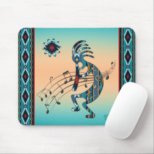 Türkquoise Kokopelli Mouse Pad Mousepad