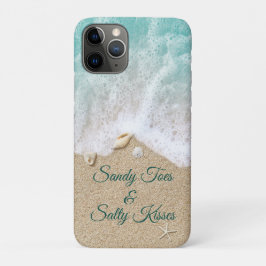 Türkquoise Sandy Toes Salty Kisses Case-Mate iPhone Hülle