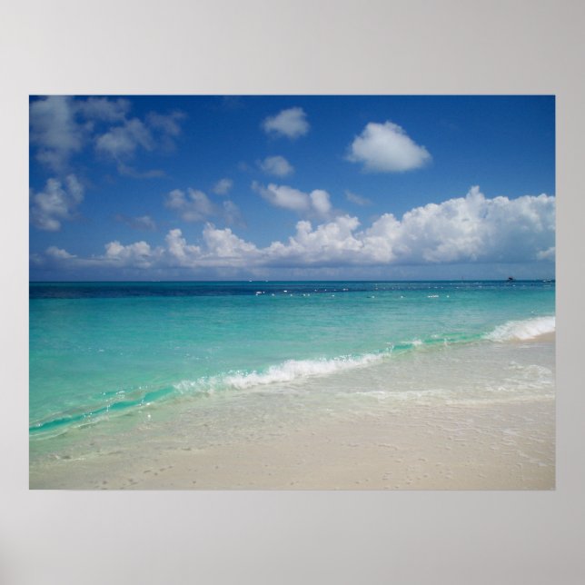 Turks & Caicos Beach Poster (Vorne)