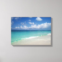 Turks & Caicos Beach Wrapped Canvas Leinwanddruck