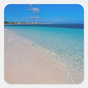 Turks & Caicos Club, Providenciales, Turks & Caico Quadratischer Aufkleber