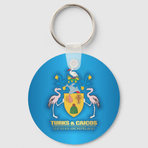 Turks & Caicos COA Schlüsselanhänger