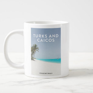 Turks Caicos Grace Bay Traum Jumbo-Tasse