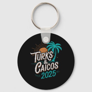 Turks Caicos Islands 2025 Vacation Souvenirs - Uni Schlüsselanhänger
