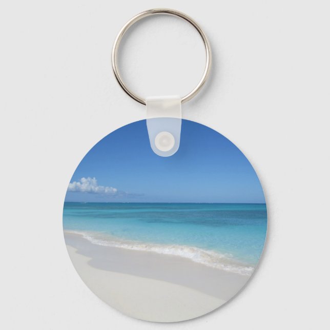 Turks und Caicos Dream Beach Schlüsselanhänger (Vorderseite)