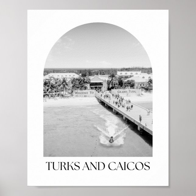 Turks- und Caicos-Foto Poster (Vorne)