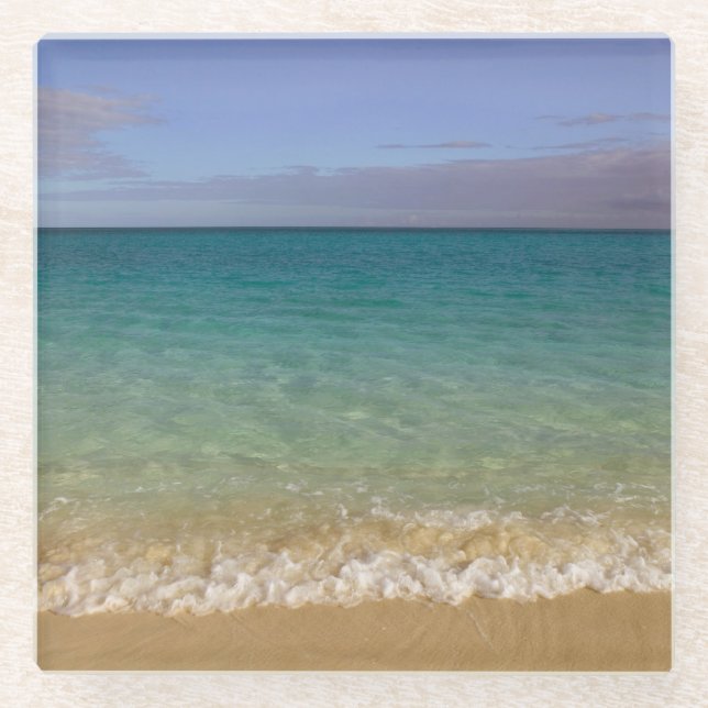 Turks und Caicos, Providenciales Island Glasuntersetzer (Vorderseite)