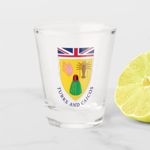 Turks und Caicos Schnapsglas