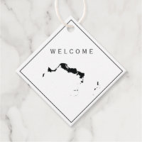 Turks und Caicos Wedding Welcome Bag Geschenkmarke