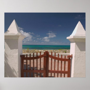 Turks- und Caicosinseln, Grand Turk Island, Cockbu Poster