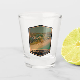 Turks- und Caicosinseln Schnapsglas