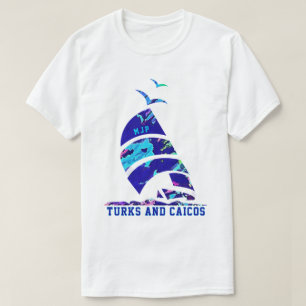 Turks- und Caicosinseln Segelbooturlaub T-Shirt