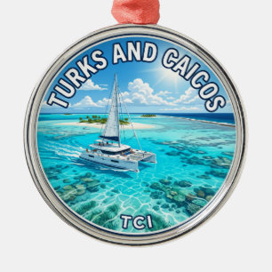 Turks- und Caicosinseln Turks und Caicos Ornament Aus Metall