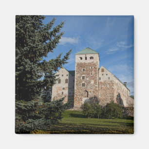 Turku, Finnland, alte Turun Linna Burg, eine Magnet