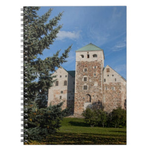 Turku, Finnland, alte Turun Linna Burg, eine Notizblock