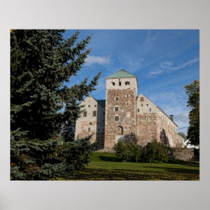 Turku, Finnland, alte Turun Linna Burg, eine Poster