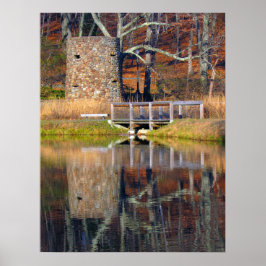 Turm am Teich Poster