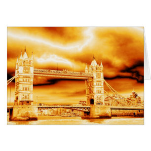 Turm-Brücke im Gold