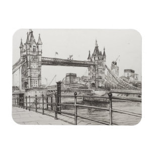 Turm-Brücke London 2006 Magnet