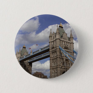Turm-Brücke London, England Button