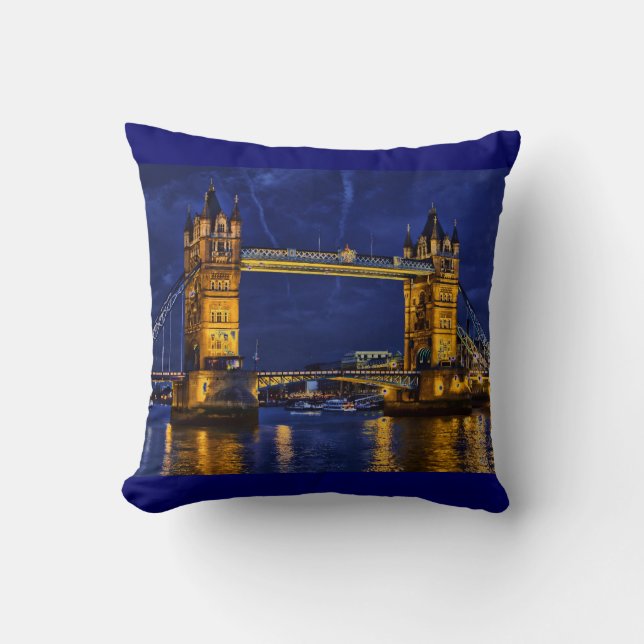 Turm-Brücke, London Kissen (Vorderseite)