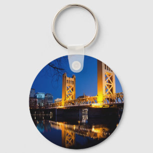 Turm-Brücke - Sacramento, CA Schlüsselanhänger