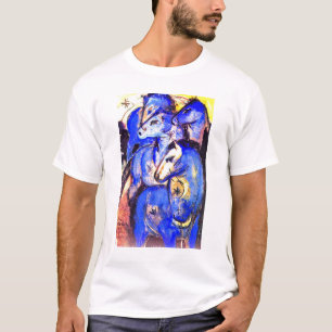 Turm der blauen Pferde durch Franz Marc T-Shirt