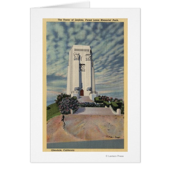 Turm der Legionen, Gedenkpark auf dem Waldrasen (Vorne)