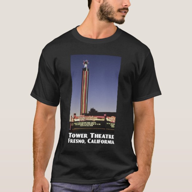 Turm, Fresno-Dunkelheits-T - Shirt (Vorderseite)