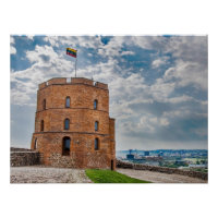 Turm Gediminas in Vilnius, Litauen