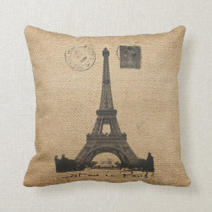 Turm-homosexuelles Leinwand Paris Eiffel Wedding Kissen