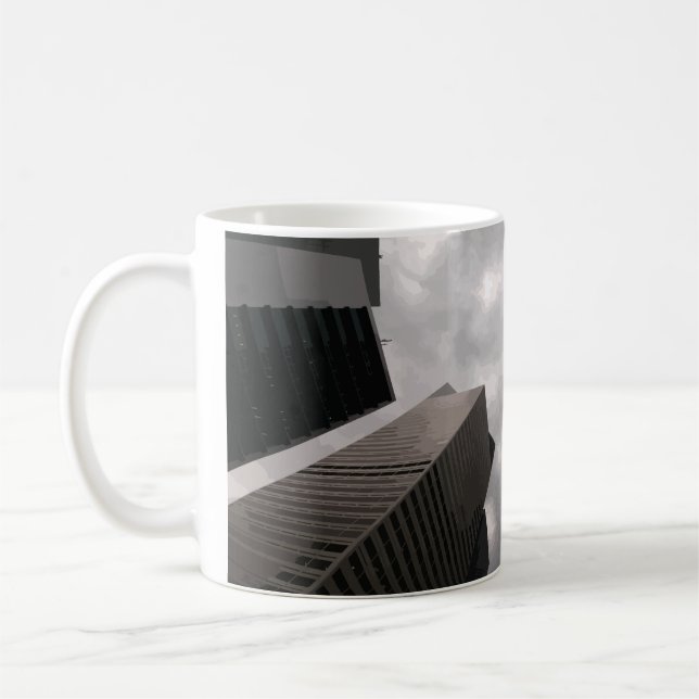 Turm in der Stadt. Kaffeetasse (Links)
