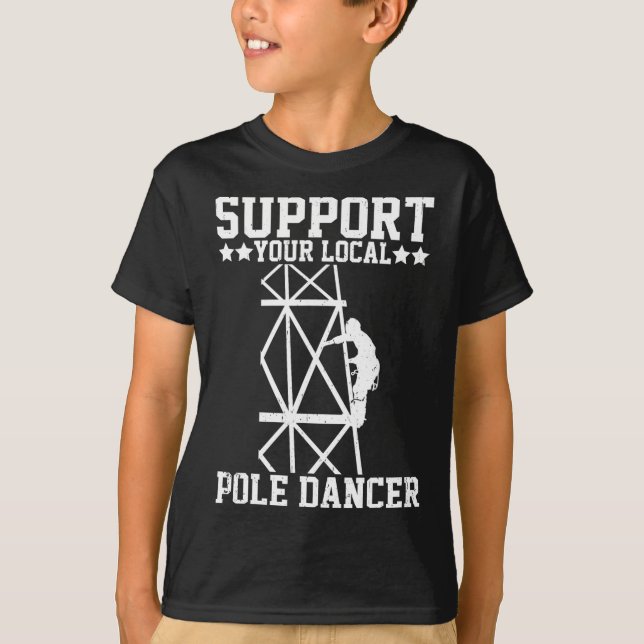 Turm Kletterer _4  T-Shirt (Vorderseite)