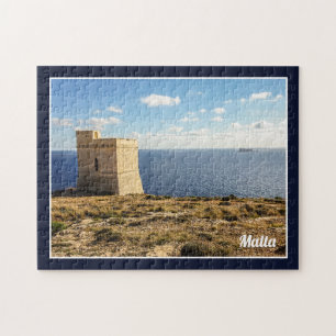 Turm Malta Tal Hamrija und Filfla-Insel