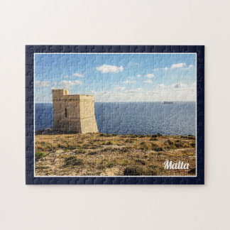 Turm Malta Tal Hamrija und Filfla-Insel
