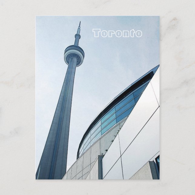 Turm Toronto CN Postkarte (Vorderseite)