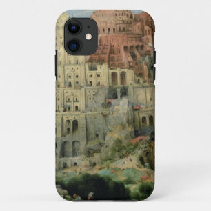 Turm von Babel, 1563 (Öl auf Platte) Case-Mate iPhone Hülle