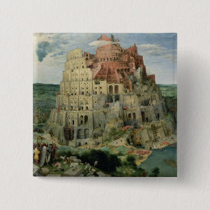 Turm von Babel, 1563 (Öl auf Tafel) Button