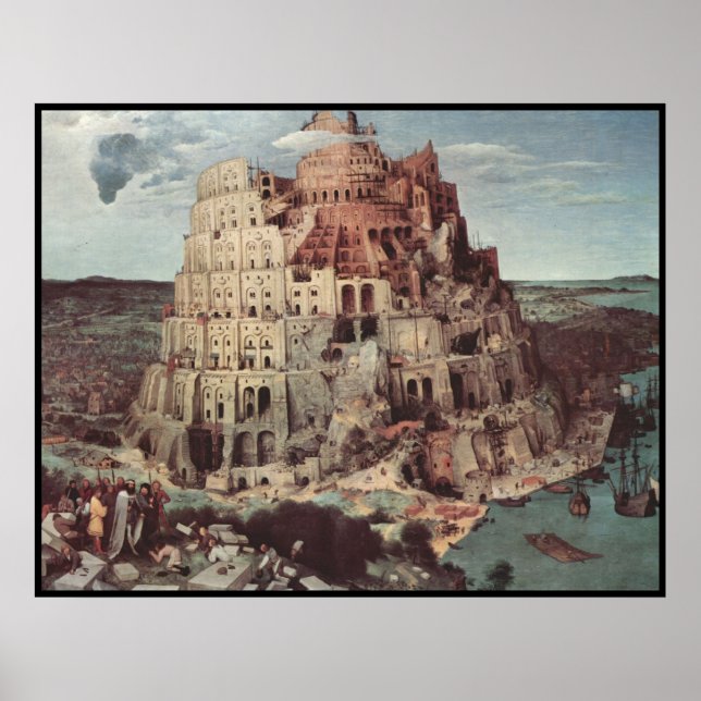 Turm von Babel Poster (Vorne)