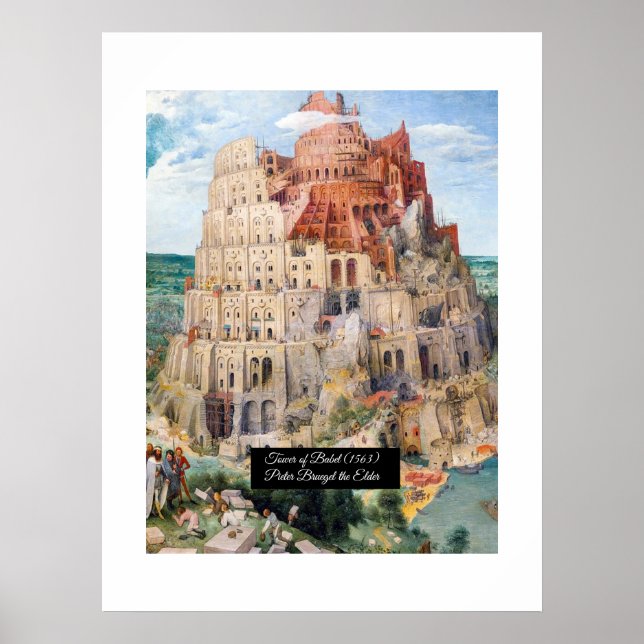 Turm von Babel Poster (Vorne)
