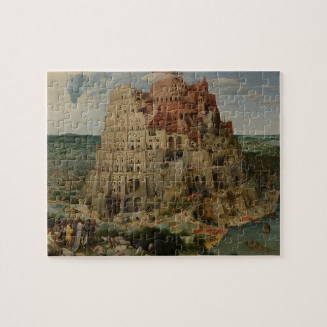 Turm von Babel von Peter Bruegel dem Älteren (Horizontal)